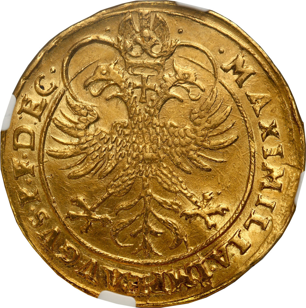 Austria, Salzburg. Johann Jakob Khuen von Belasi (1560-1586). 2 dukaty 1571 NGC UNC